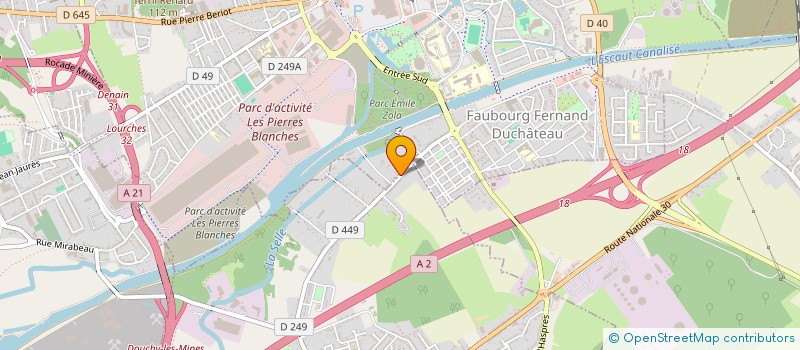 localisation de l'entreprise MONSIEUR WILLY BECKER à DENAIN