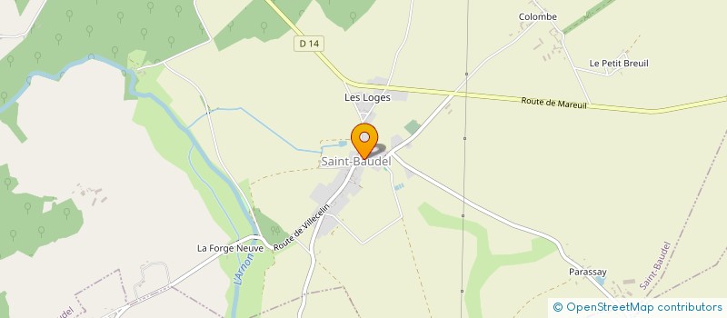 localisation de l'entreprise MONSIEUR WILLY BEI à SAINT-BAUDEL