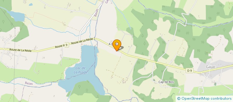 localisation de l'entreprise MONSIEUR WILLY BELLOC  GAJAC