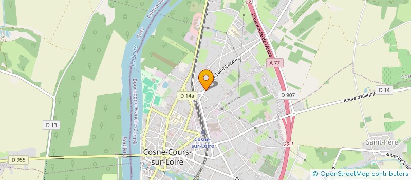 localisation de l'entreprise MONSIEUR WILLY BILLY  COSNE-COURS-SUR-LOIRE