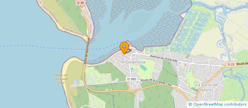 localisation de l'entreprise MONSIEUR WILLY BLANCHARD à LA BARRE-DE-MONTS