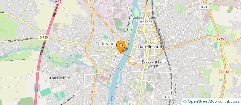 localisation de l'entreprise MONSIEUR WILLY BLANCHARD  CHATELLERAULT