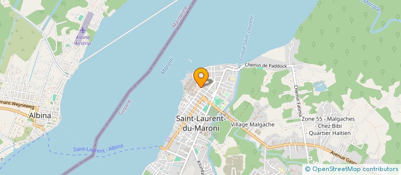 localisation de l'entreprise MONSIEUR WILLY BOULA à SAINT-LAURENT-DU-MARONI