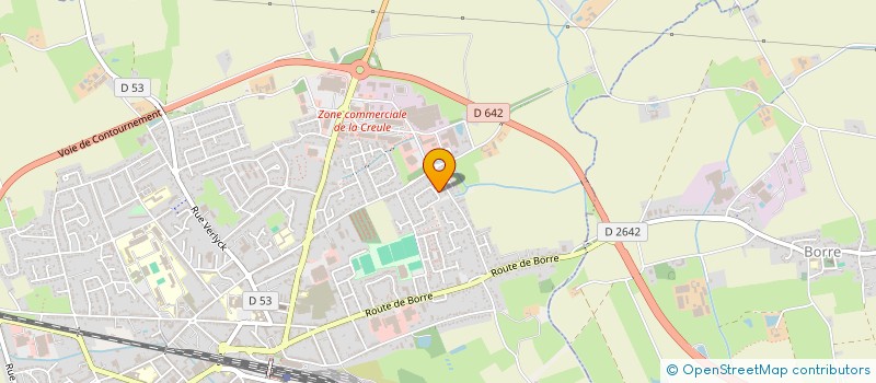 localisation de l'entreprise MONSIEUR WILLY BRANLE  HAZEBROUCK