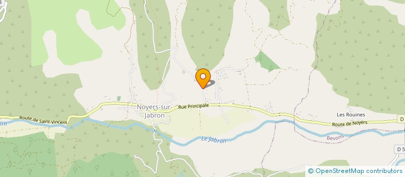 localisation de l'entreprise MONSIEUR WILLY BRETONNEAU  NOYERS-SUR-JABRON