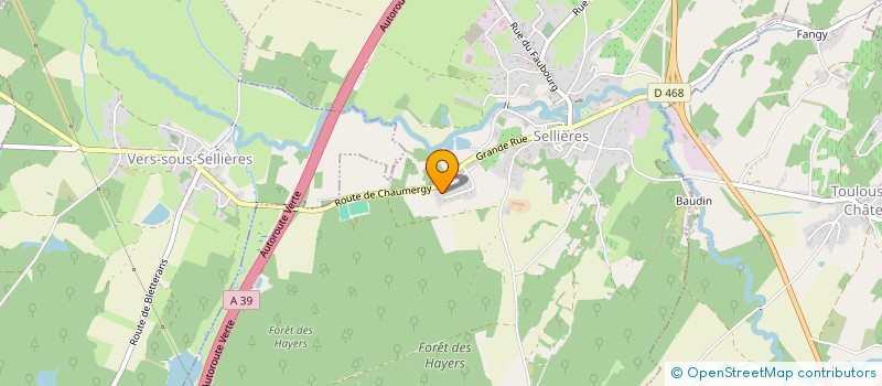 localisation de l'entreprise MONSIEUR WILLY CHAILLET  SERGENAUX