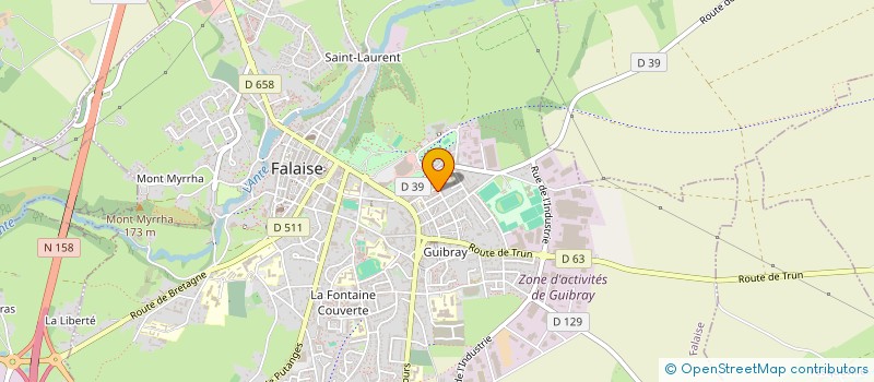 localisation de l'entreprise MONSIEUR WILLY CHARLES à FALAISE