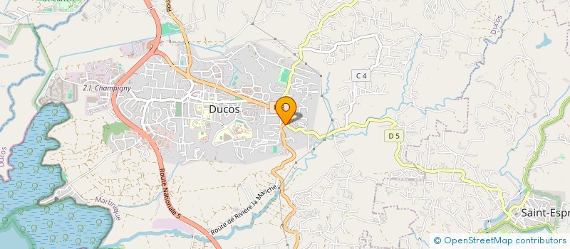 localisation de l'entreprise MONSIEUR WILLY CLEMENTIN MARTHELY  DUCOS