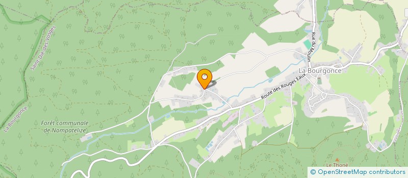 localisation de l'entreprise MONSIEUR WILLY COLIN  LA BOURGONCE