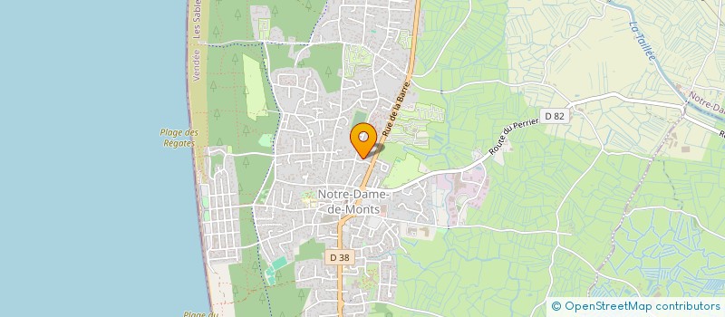 localisation de l'entreprise MONSIEUR WILLY CUGNET  NOTRE-DAME-DE-MONTS