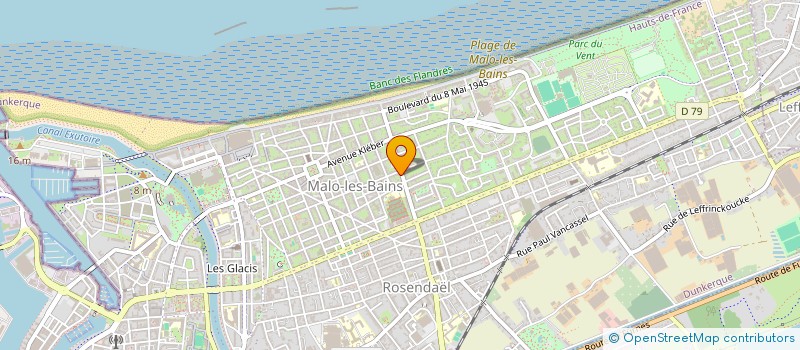 localisation de l'entreprise MONSIEUR WILLY D' HENRY à DUNKERQUE