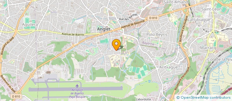 localisation de l'entreprise MONSIEUR WILLY DAVID à ANGLET