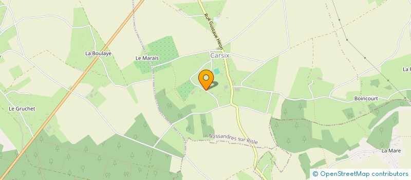 localisation de l'entreprise MONSIEUR WILLY DE BAENE à NASSANDRES SUR RISLE