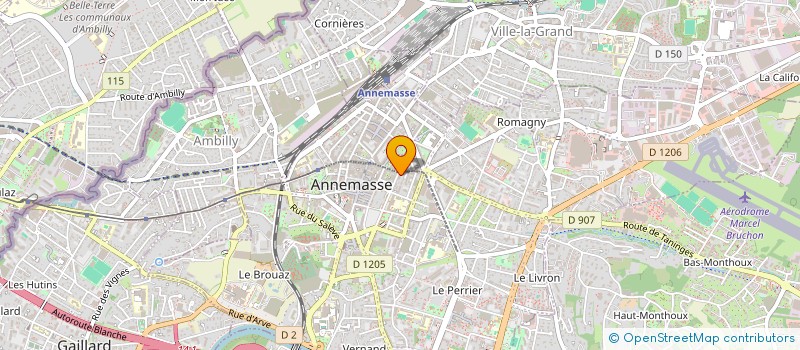 localisation de l'entreprise MONSIEUR WILLY DE VINCK à ANNEMASSE