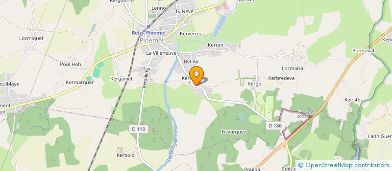 localisation de l'entreprise MONSIEUR WILLY DEBBACHE à PLOEMEL