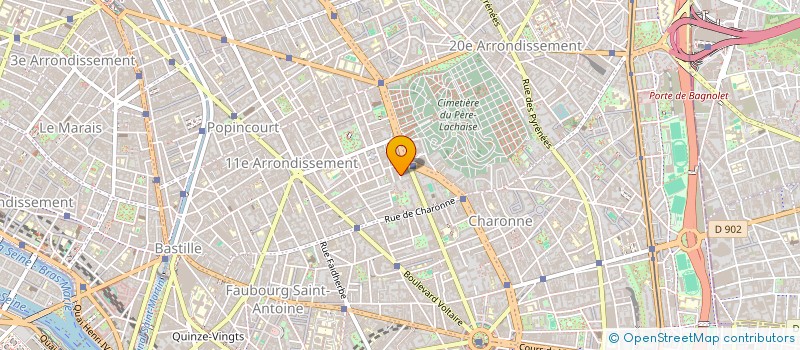 localisation de l'entreprise MONSIEUR WILLY DELCOIGNE  PARIS