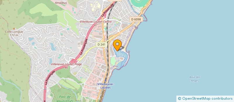 localisation de l'entreprise MONSIEUR WILLY DENEER à VILLENEUVE-LOUBET