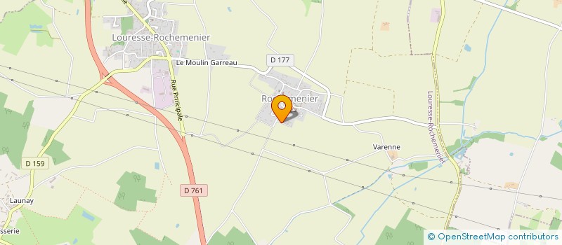 localisation de l'entreprise MONSIEUR WILLY DEROUINEAU à LOURESSE-ROCHEMENIER