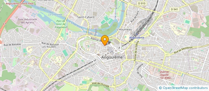localisation de l'entreprise MONSIEUR WILLY DIJOUX à ANGOULEME