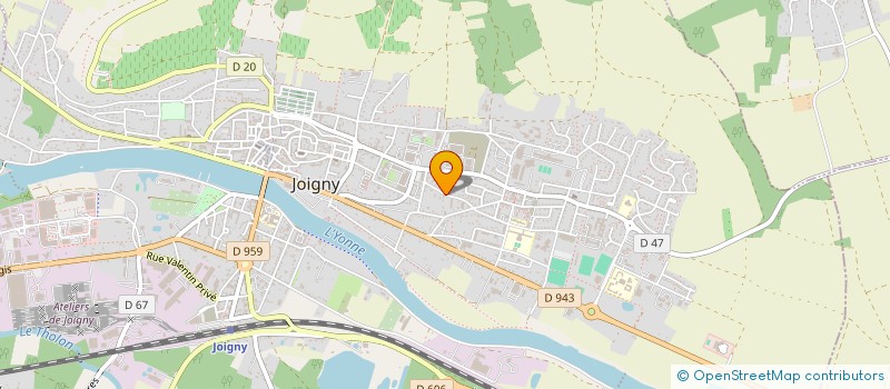 localisation de l'entreprise MONSIEUR WILLY DORAY  JOIGNY