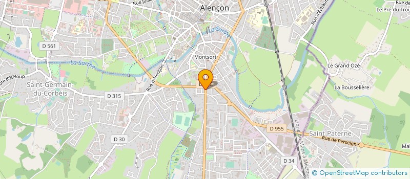localisation de l'entreprise MONSIEUR WILLY DOUET à ALENCON