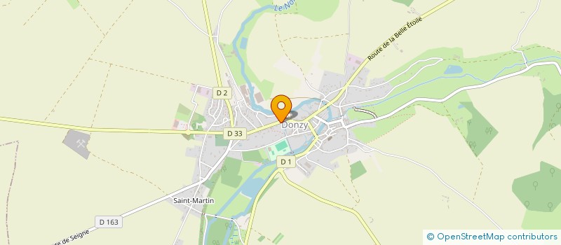 localisation de l'entreprise MONSIEUR WILLY FABER à DONZY