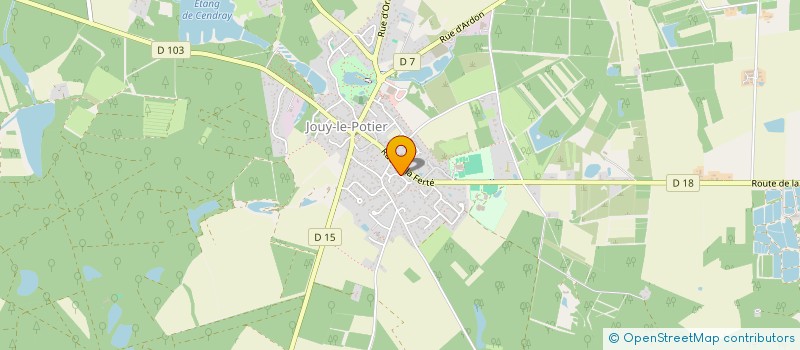 localisation de l'entreprise MONSIEUR WILLY FASILLEAU à JOUY-LE-POTIER