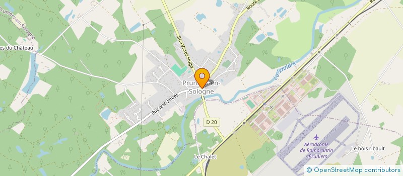 localisation de l'entreprise MONSIEUR WILLY FERRON  PRUNIERS-EN-SOLOGNE