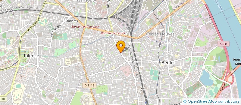localisation de l'entreprise MONSIEUR WILLY FIEVET à BEGLES