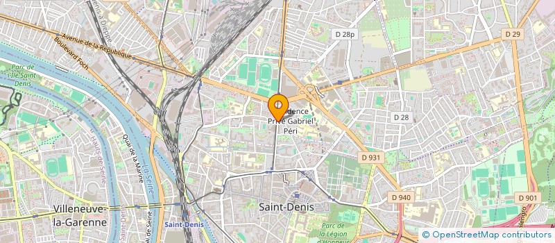 localisation de l'entreprise MONSIEUR WILLY FOGANG MASSO  SAINT-DENIS