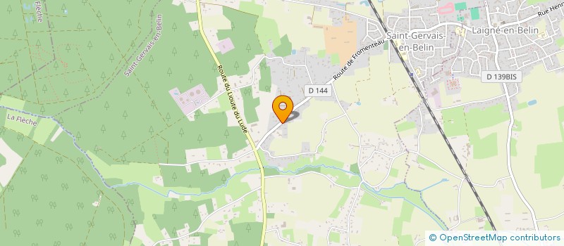 localisation de l'entreprise MONSIEUR WILLY FORET  SAINT-GERVAIS-EN-BELIN