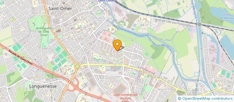 localisation de l'entreprise MONSIEUR WILLY FRANCOIS  LONGUENESSE