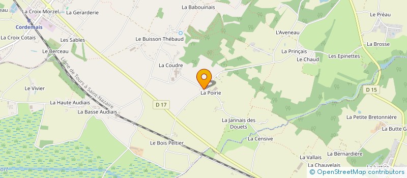 localisation de l'entreprise MONSIEUR WILLY GENDRON  CORDEMAIS