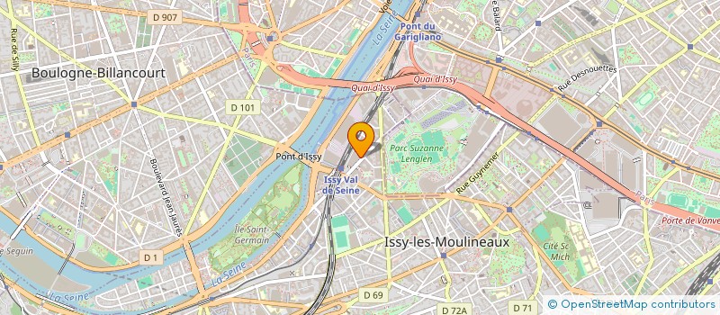 localisation de l'entreprise MONSIEUR WILLY GHYSELINCK à ISSY-LES-MOULINEAUX