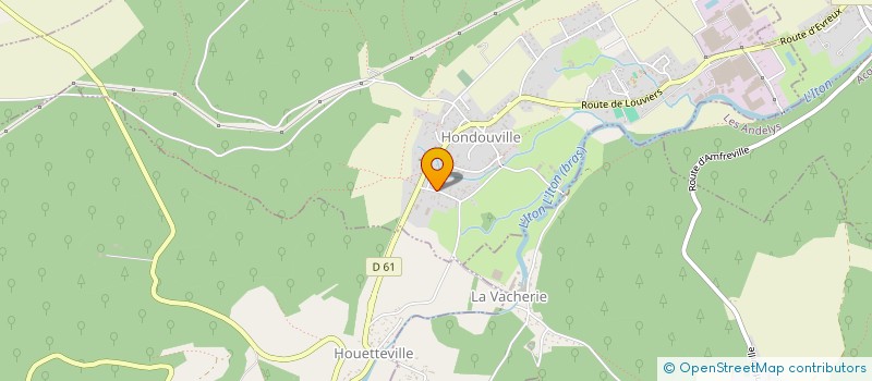 localisation de l'entreprise MONSIEUR WILLY GODARD  HONDOUVILLE