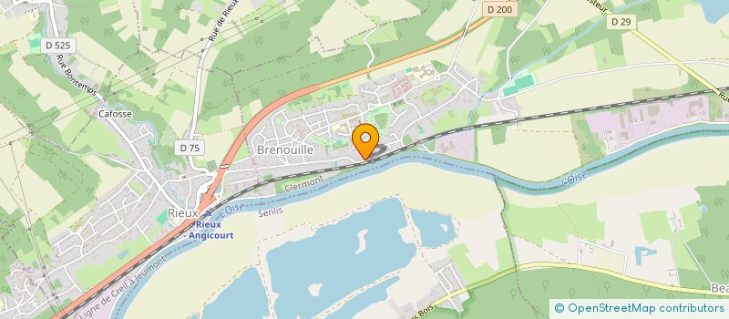 localisation de l'entreprise MONSIEUR WILLY GOENSE  BRENOUILLE