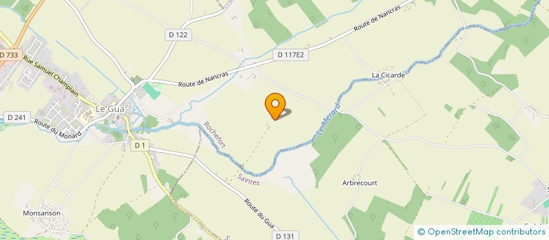 localisation de l'entreprise MONSIEUR WILLY GONTIER à SABLONCEAUX