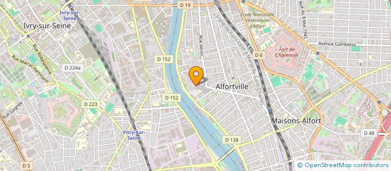 localisation de l'entreprise MONSIEUR WILLY GOURDET à ALFORTVILLE