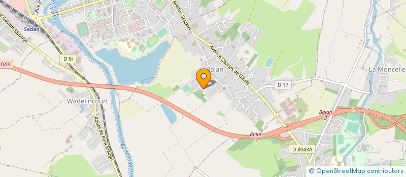 localisation de l'entreprise MONSIEUR WILLY GUIGNARD  BALAN