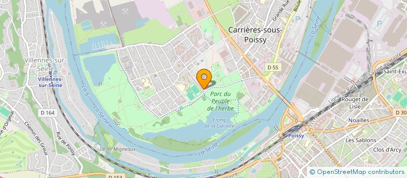 localisation de l'entreprise MONSIEUR WILLY HAROLD TAKOUTSING YENDE  CARRIERES-SOUS-POISSY