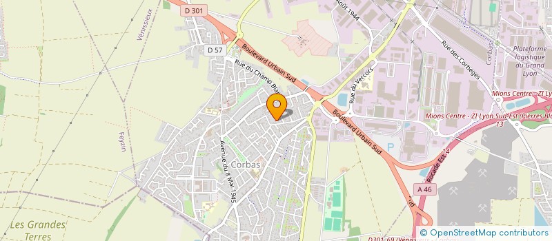 localisation de l'entreprise MONSIEUR WILLY HAZANAS à CORBAS