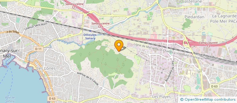 localisation de l'entreprise MONSIEUR WILLY HUG à SIX-FOURS-LES-PLAGES