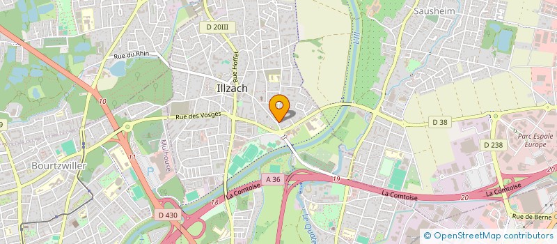 localisation de l'entreprise MONSIEUR WILLY HURST  ILLZACH