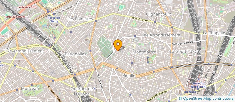 localisation de l'entreprise MONSIEUR WILLY HUYBRECHTS  PARIS