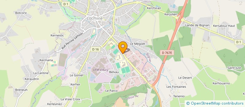 localisation de l'entreprise MONSIEUR WILLY JAUQUET  LOCMINE