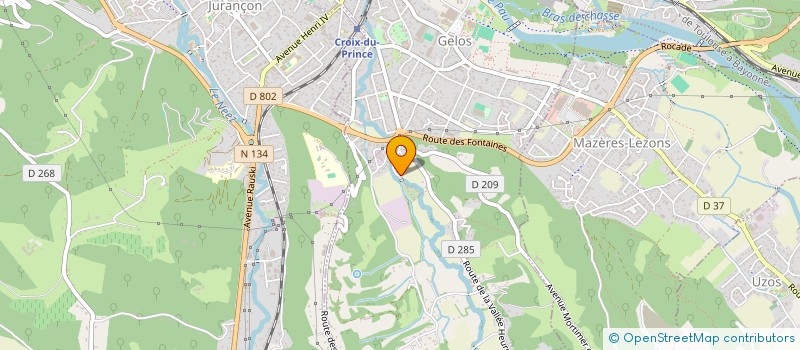 localisation de l'entreprise MONSIEUR WILLY JEAN  GELOS