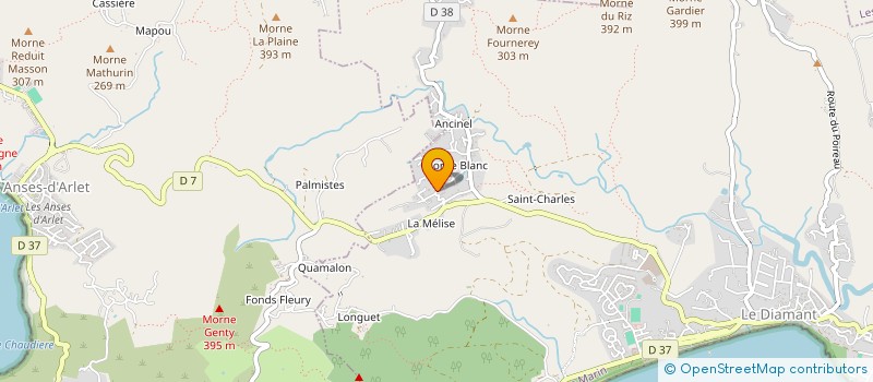 localisation de l'entreprise MONSIEUR WILLY JEAN-ALPHONSE  LE DIAMANT