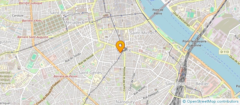 localisation de l'entreprise MONSIEUR WILLY JEAN-GILS  BORDEAUX