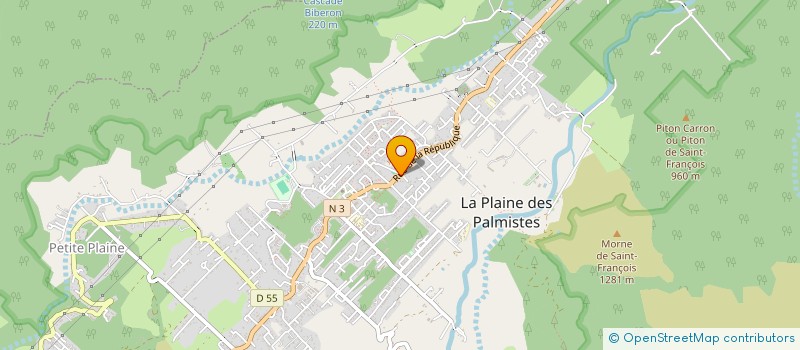 localisation de l'entreprise MONSIEUR WILLY JEAN YVES AQUIME  LA PLAINE-DES-PALMISTES