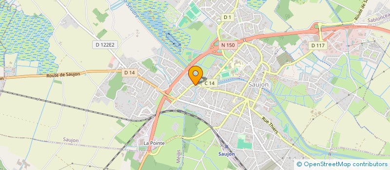 localisation de l'entreprise MONSIEUR WILLY KOZLOWSKI  SAUJON